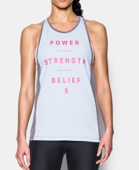 Women's UA Power In Pink® Inset Tank 1 Color $14.99