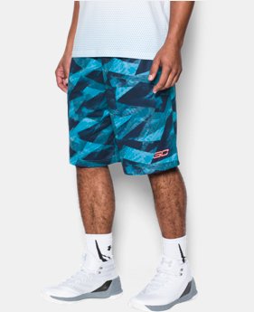 Men's SC30 Aero Wave Printed Shorts 1 Color $22.49