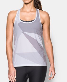 Women's UA Geo Run Tank 1 Color $14.99 to $26.99
