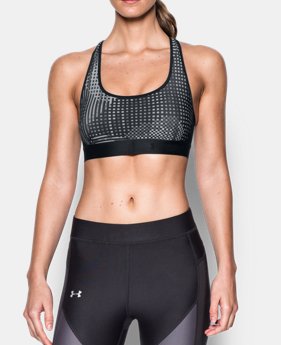 Women's Armour® Crossback Embossed Elastic Sports Bra 2 Colors $16.49