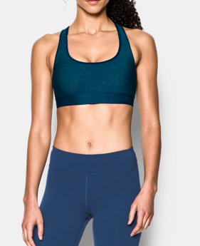 Women's Armour® Crossback Embossed Elastic Sports Bra 1 Color $16.49
