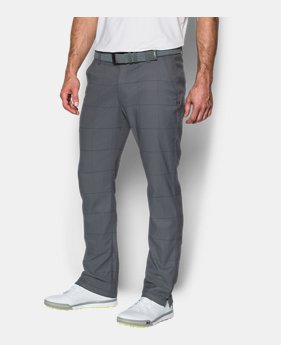 Men's UA Match Play Tapered Houndstooth Pants 2 Colors $89.99