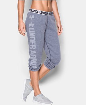 Women's UA Favorite Fleece Capris 1 Color $26.24
