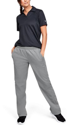 womens grey under armour sweatpants