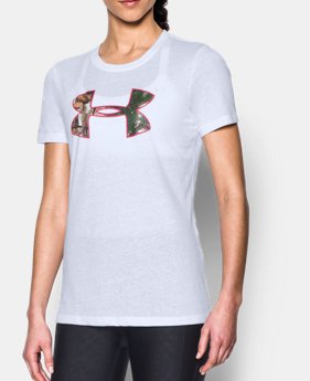 Women's UA Charged Cotton® Camo Logo T-Shirt 1 Color $14.24