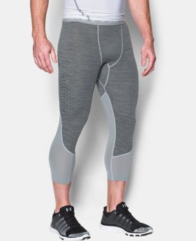 Men's HeatGear® CoolSwitch Armour Twist Compression ¾ Leggings 1 Color $31.99
