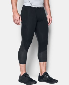 Men's HeatGear® CoolSwitch Armour Compression ¾ Leggings 3 Colors $44.99