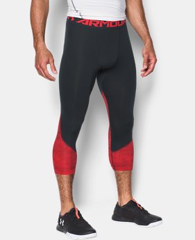 Men's HeatGear® CoolSwitch Armour Compression ¾ Leggings 1 Color $44.99