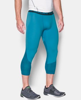 Men's HeatGear® CoolSwitch Armour Compression ¾ Leggings 1 Color $44.99