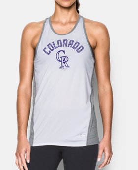 New to Outlet Women's Colorado Rockies UA Tech™ Tank 1 Color Available $27.74
