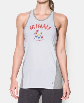Women's Miami Marlins UA Tech™ Tank 1 Color Available $27.74