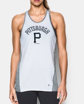 New to Outlet Women's Pittsburgh Pirates UA Tech™ Tank 1 Color Available $27.74