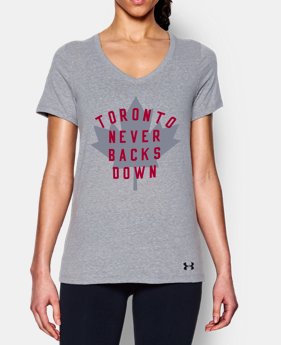 New Arrival Women’s UA Toronto Never Backs Down T-Shirt LIMITED TIME: FREE SHIPPING 1 Color $32.99