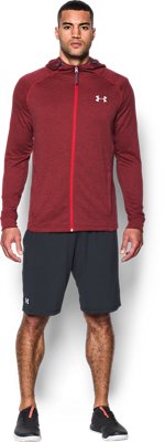 men's ua threadborne fitted full zip hoodie