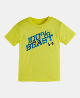 Boys' Pre-School UA 100% Beast Short Sleeve T-Shirt $17.99