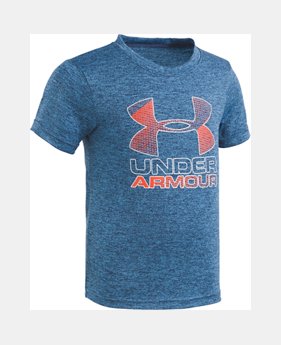 Boys' Toddler UA Big Logo Hybrid Short Sleeve Twist T-Shirt 1 Color $21.99