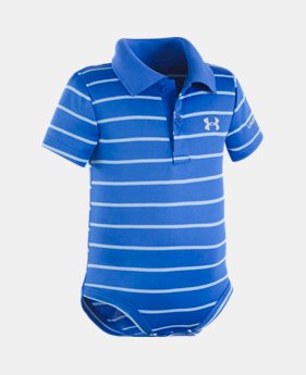Boys' Infant UA Yarn Dye Polo Bodysuit $22