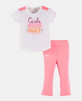 Girls' Infant UA Girls Never Quit Set $34.99