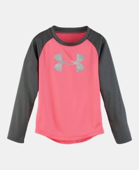 New Arrival Girls' Toddler UA Checkpoint Shimmer Raglan 1 Color $29.99