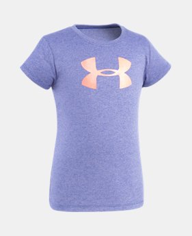 Girls' Toddler UA Glitter Big Logo T-Shirt 1 Color $10.49