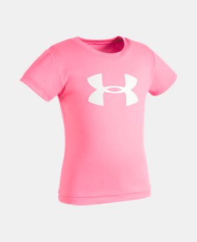 Girls' Toddler UA Glitter Big Logo T-Shirt 1 Color $10.49