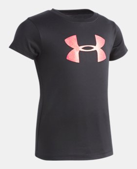 Girls' Pre-School UA Big Logo T-Shirt 4 Colors $17.99