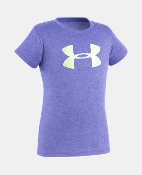 Girls' Pre-School UA Big Logo T-Shirt 1 Color $17.99