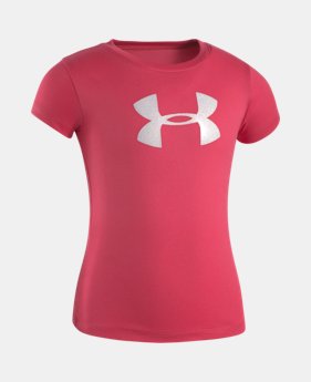 Girls' Pre-School UA Big Logo T-Shirt 1 Color $12.74