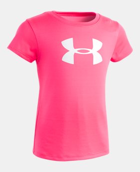 Girls' Pre-School UA Big Logo T-Shirt 2 Colors Available $22