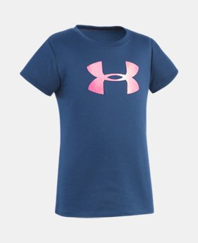 Girls' Pre-School UA Big Logo T-Shirt 1 Color $10.49
