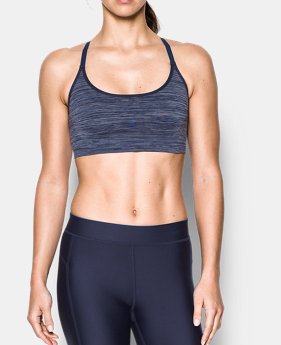 Women's UA Threadborne™ Seamless Low Heathered Sports Bra 3 Colors Available $17.99 to $22.99