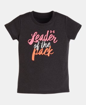 Girls' Pre-School UA Leader Of The Pack T-Shirt 1 Color $10.49