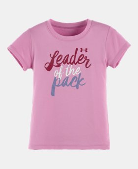 Girls' Pre-School UA Leader Of The Pack T-Shirt 1 Color $10.49
