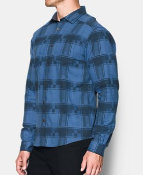 New to Outlet Men's UA Borderland Flannel 2 Colors Available $53.99