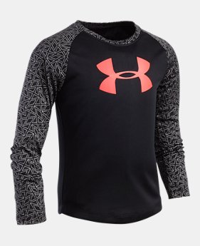 New Arrival Girls' Infant UA Chain Grid Raglan 1 Color $29.99