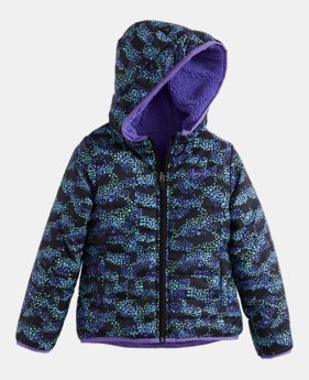 New Arrival Girls' Pre-School UA Mini Galaxy Feature Reversible Puffer Jacket 1 Color $84.99