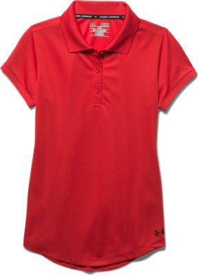 girls under armour polo