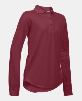 Girls' UA Uniform Long Sleeve Polo 6 Colors Available $34.99 to $35