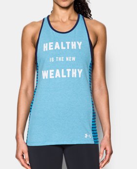 Women's UA Rest Day Healthy Wealthy Tank 1 Color $14.99