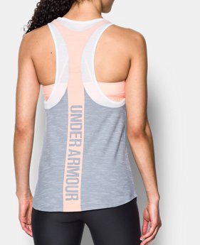 Women's UA Mesh Wordmark Tank 2 Colors $27.99