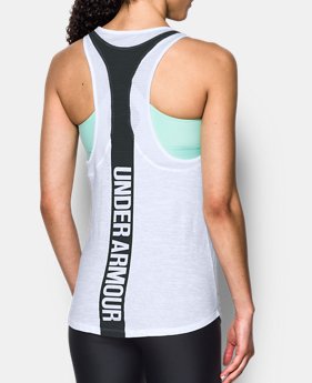 Women's UA Mesh Wordmark Tank 1 Color $16.49 to $20.99