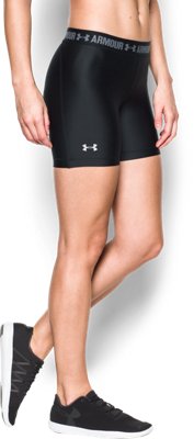 under armour women's heatgear middy shorts