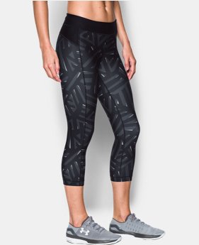 Women's UA HeatGear® Armour Printed Capris 1 Color $20.99 to $29.99