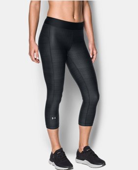 Best Seller Women's UA HeatGear® Armour Printed Capris 2 Colors $39.99