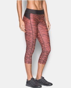 Women's UA HeatGear® Armour Printed Capri 1 Color $44.99