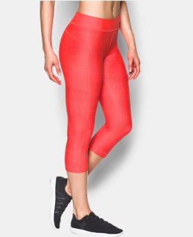 Best Seller Women's UA HeatGear® Armour Printed Capris 1 Color $39.99