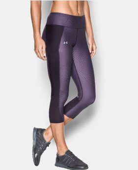 Women's UA Fly-By Printed Capris 1 Color Available $41.24 to $41.99