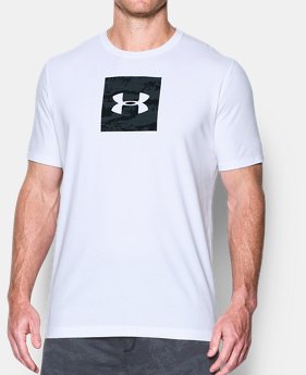 Men's UA Camo Boxed Logo T-Shirt 1 Color $24.99