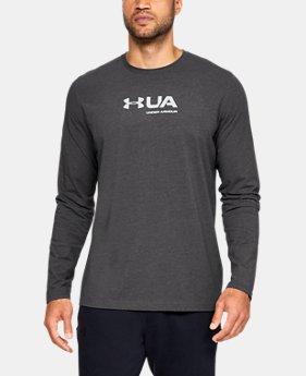 Men's UA Shift Center Chest Long Sleeve T-Shirt 4 Colors Available $22.49 to $22.99