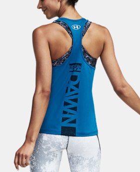 Women's UA Break Of Dawn Racer Tank 1 Color $34.99